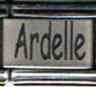 Ardelle - Plain laser name Italian charm - Click Image to Close